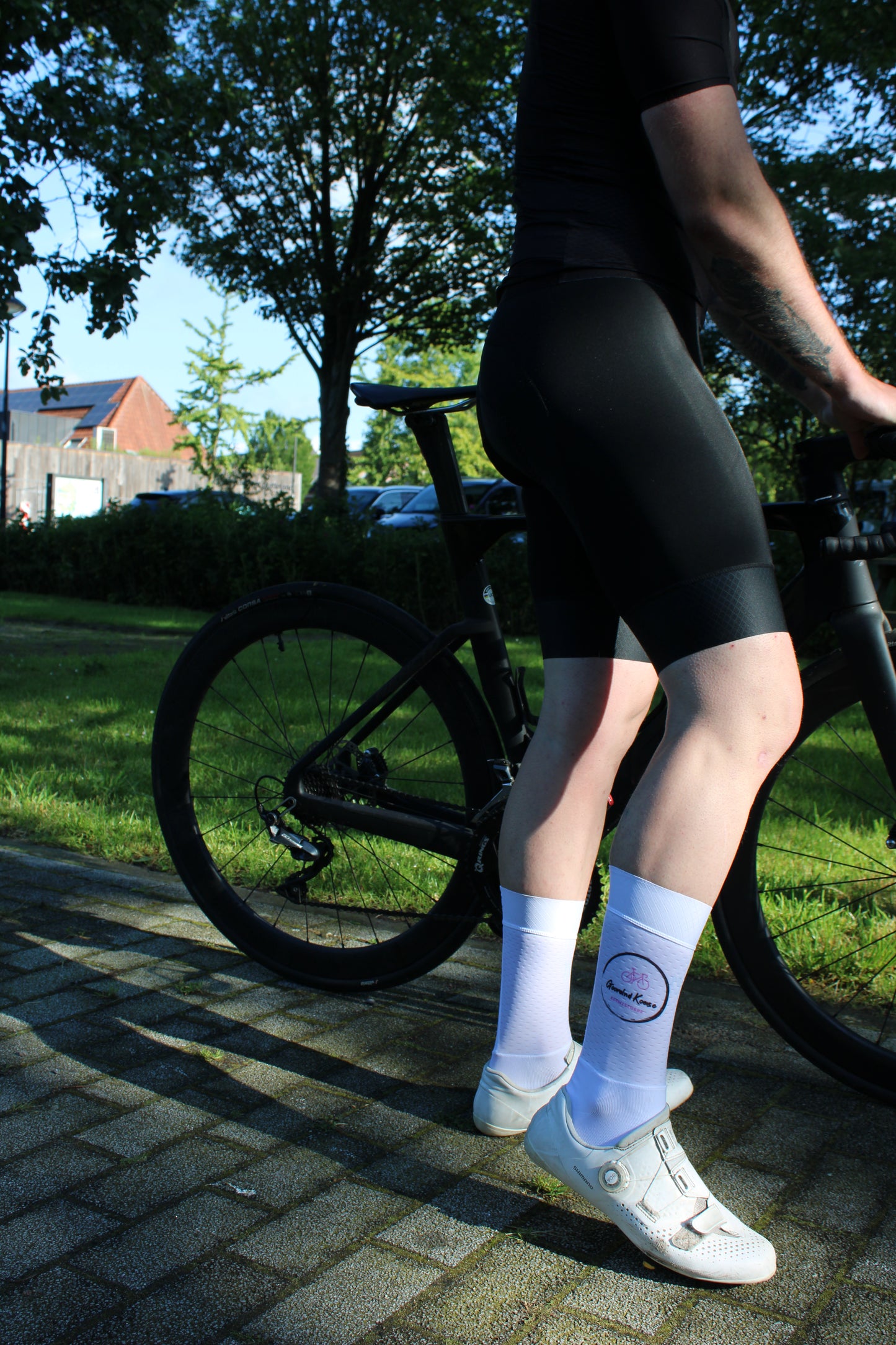 Full black bibshorts ( met zeem opties)