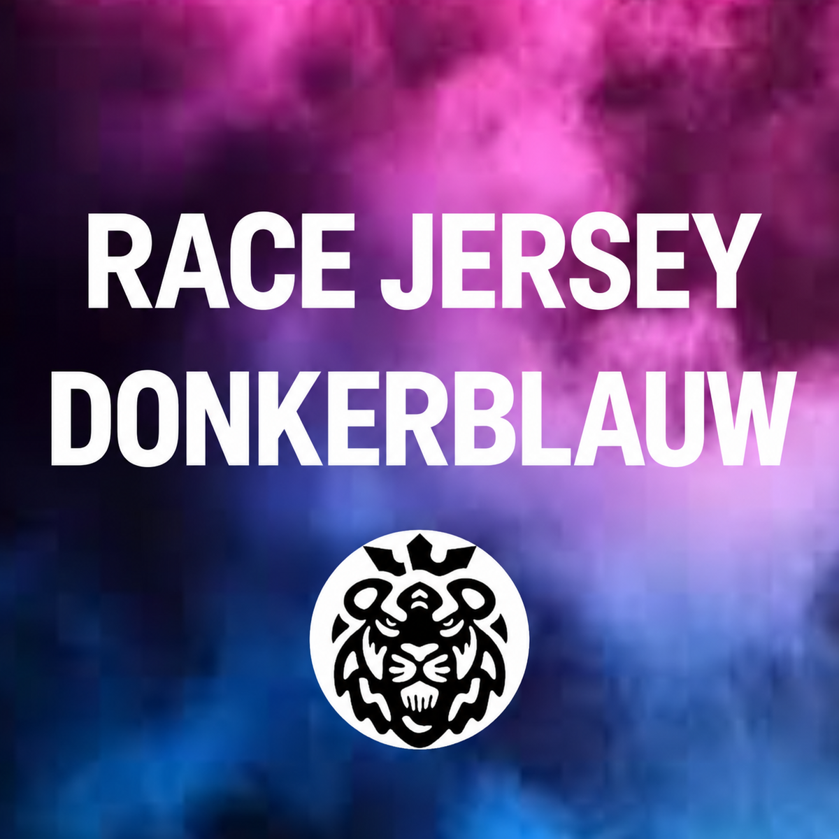 Race jersey donkerblauw
